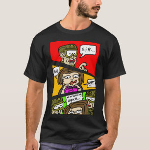 Streaming und Swatting. Twitch. T-Shirt