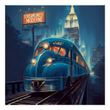 Streamline-Moderne | Vintage New York Express