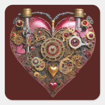 Streampunk-Herz-Rubin-Valentinstag