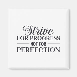 Streben nach Fortschritt Magnet