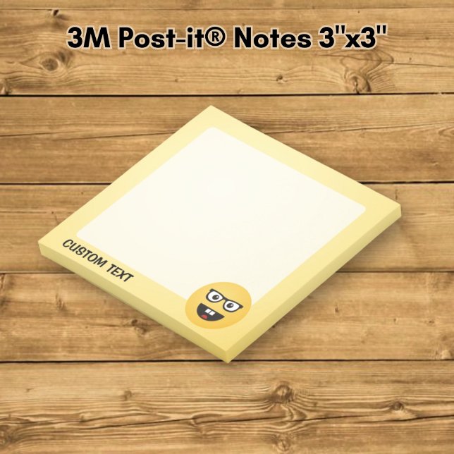 Streber Gesicht Post-it Klebezettel (Von Creator hochgeladen)