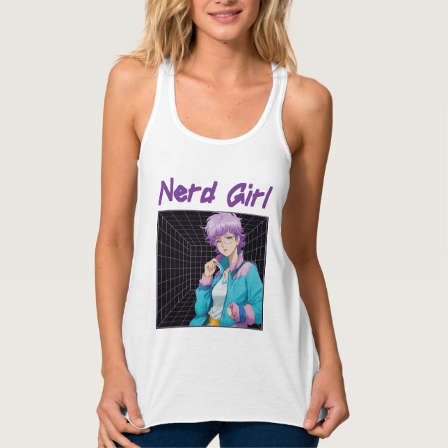 Streberin Tank Top (Vorderseite)