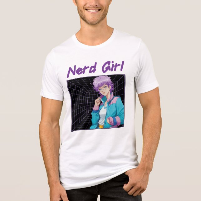 Streberin Tri-Blend Shirt (Vorderseite)