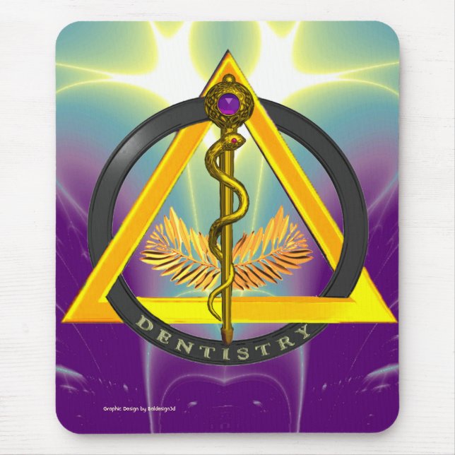 STRECKE DER ASCLEPIUS-DENTISTLEISTUNG MOUSEPAD (Vorne)