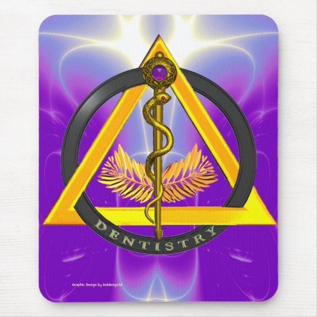 STRECKE DER ASCLEPIUS-DENTISTLEISTUNG MOUSEPAD (Vorne)