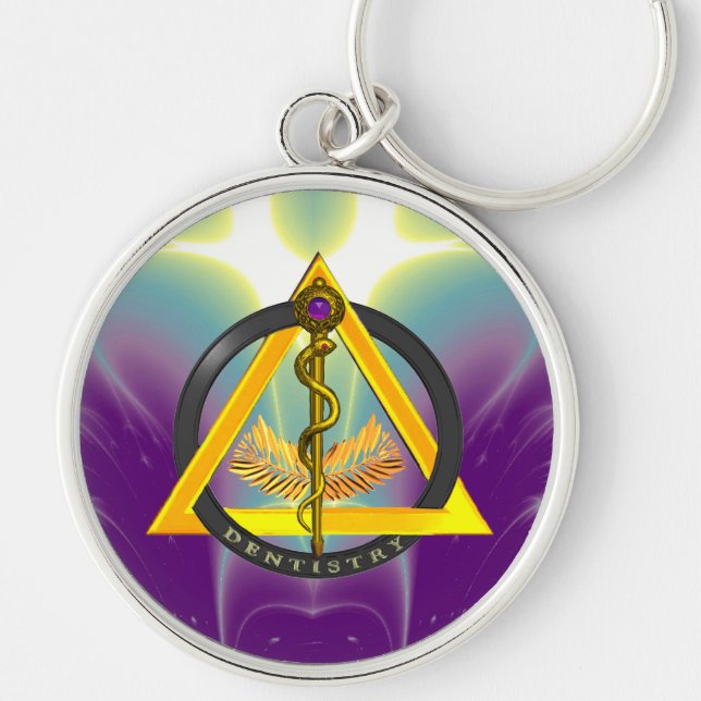 STRECKE DER ASCLEPIUS-DENTISTLEISTUNG SCHLÜSSELANHÄNGER (Vorne)