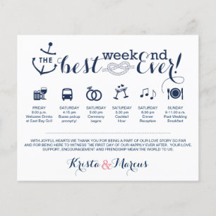 Strecke Nautic Wedding