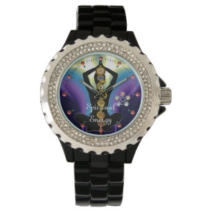 STRECKE VON ASCLEPIUS 7 CHAKRAS, YOGA LOTUS POSE L ARMBANDUHR