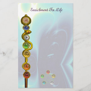 STRECKE VON ASCLEPIUS 7 CHAKRAS,YOGA,SPIRITUELLE E BRIEFPAPIER