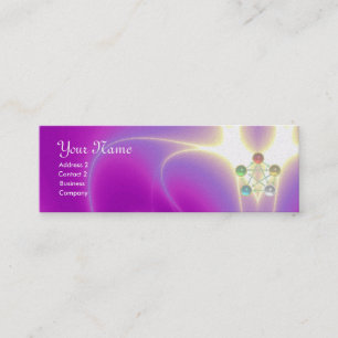 STRECKE VON ASCLEPIUS,7 SCHAKRAS,YOGA,SPIRITUELLE  MINI VISITENKARTE