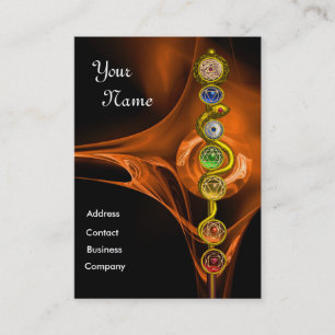 STRECKE VON ASCLEPIUS,7 SCHAKRAS,YOGA,SPIRITUELLE VISITENKARTE