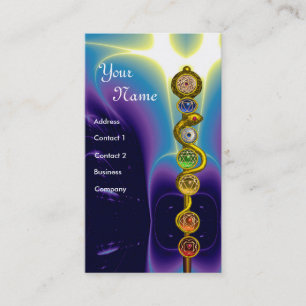 STRECKE VON ASCLEPIUS,7 SCHAKRAS,YOGA,SPIRITUELLE VISITENKARTE