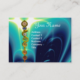 STRECKE VON ASCLEPIUS,7 SCHAKRAS,YOGA,SPIRITUELLE  VISITENKARTE