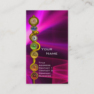 STRECKE VON ASCLEPIUS,7 SCHAKRAS,YOGA,SPIRITUELLE VISITENKARTE