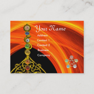 STRECKE VON ASCLEPIUS,7 SCHAKRAS,YOGA,SPIRITUELLE  VISITENKARTE