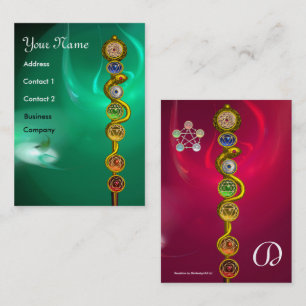 STRECKE VON ASCLEPIUS,7 SCHAKRAS,YOGA,SPIRITUELLE  VISITENKARTE