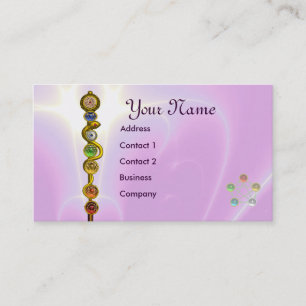 STRECKE VON ASCLEPIUS,7 SCHAKRAS,YOGA,SPIRITUELLE  VISITENKARTE