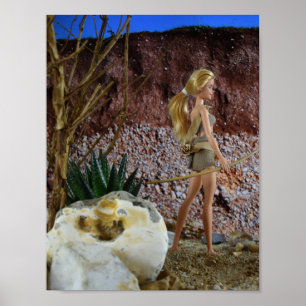 Streckenführung. Plakat