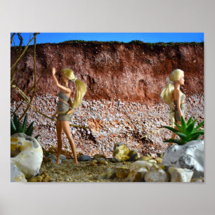 Streckenführung. Plakat