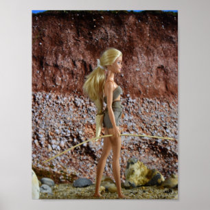 Streckenführung. Plakat