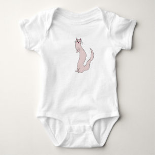 Streckkatzen-Babytop Baby Strampler