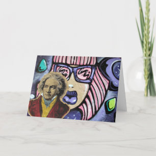 Street Art Beethoven Karte