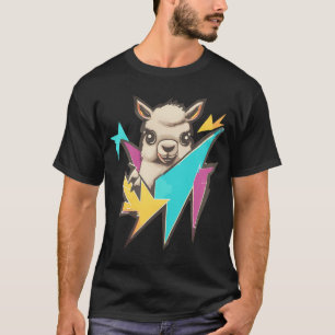 Street Art Graffiti Thunder Lama T - Shirt