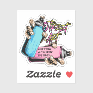 Street Art Graffiti Urban Aufkleber