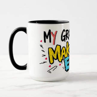 Street Art Großelterntag mit Herz Tasse