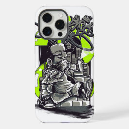 Street Art Hustle: Der Geldmacher iPhone 15 Pro Max Hülle