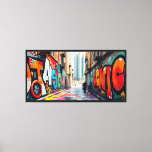 Street Art - Leinwanddruck