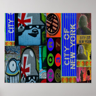 STREET ART NYC von URBAN59 Poster