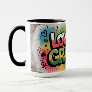 Street-Art Opa Love Tasse Großeltern
