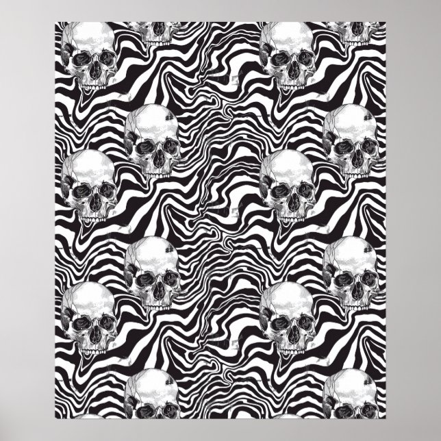 Street Art Skull Poster Design A11 (Vorne)