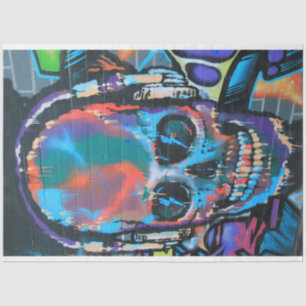 Street Art Skull Urban Decoupage Tissue Paper Seidenpapier