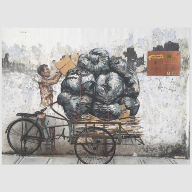 Street Art Urban 26 Decoupage Tissue Paper Seidenpapier (Vorderseite)