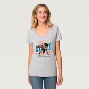 Street Basketball   V-Neck für Frauen T-Shirt