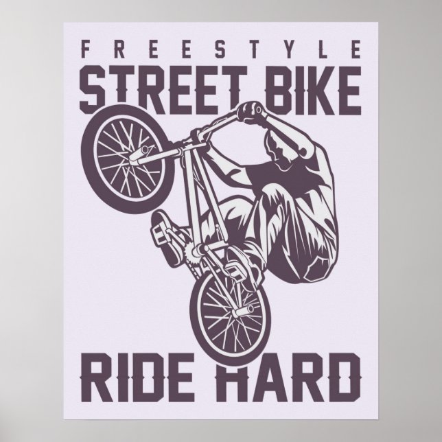 Street Bike Poster (Vorne)