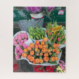 Street Blume Vendor, Rom Italien Puzzle