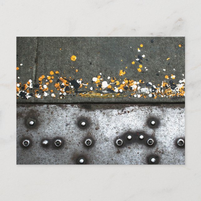 Street Braile Postkarte (Vorderseite)