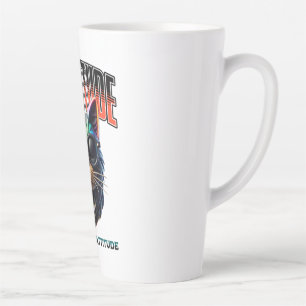 Street Cat Attitude – Lustige sarkastische Katze Milchtasse