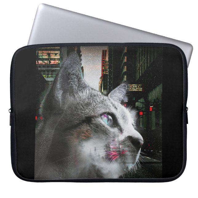 Street Cat Laptopschutzhülle (Vorderseite)