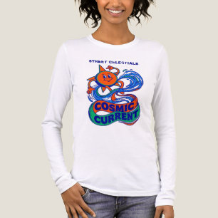 Street Celestials Kosmischer Strom Retro-Star-Graf Tri-Blend Shirt