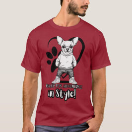 Street Chic Chihuahua: Tiny Trendsetter T-Shirt