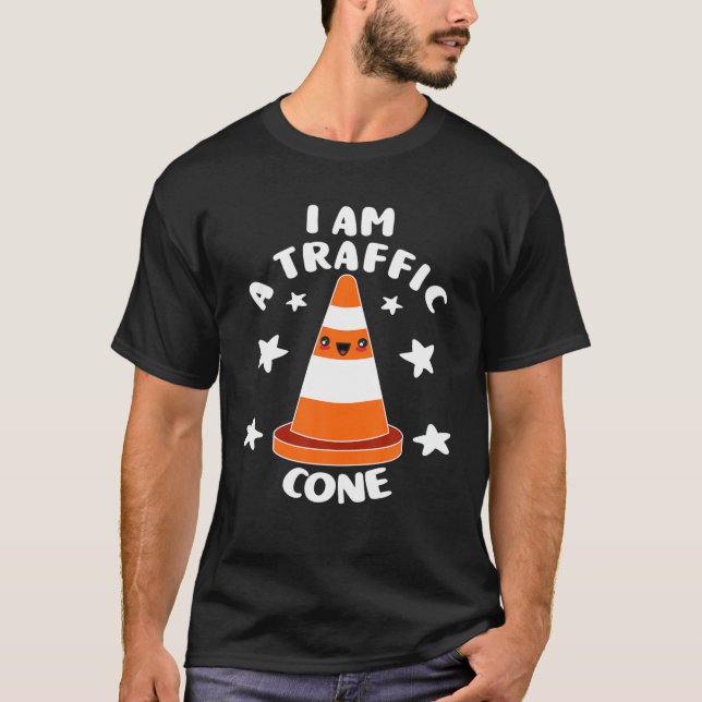 Street Cone Costume | Ich bin ein Verkehrsknotenpu T-Shirt (Vorderseite)