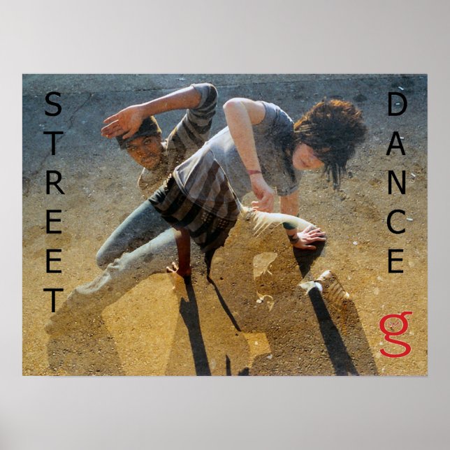 Street Dance Poster von G Clothing (Vorne)