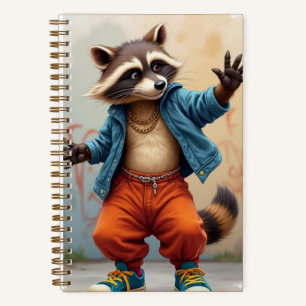 Street Dancer, Raccoon, Autorin Natasha Us Notizbuch