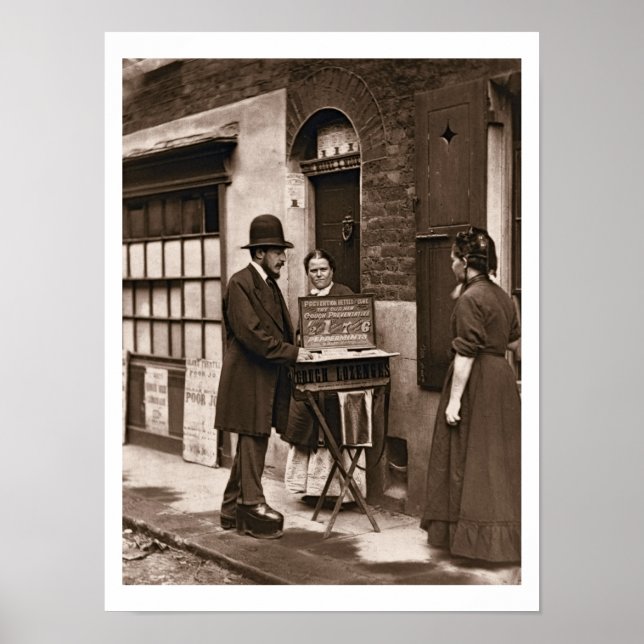 Street Doctor, 1876-77 (Holzburytype) Poster (Vorne)