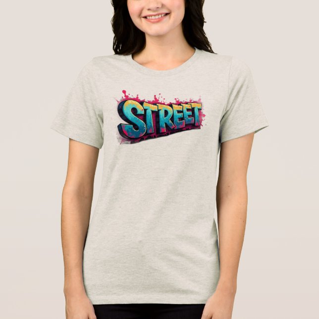 “Street Dreams” “City Speaks” “Urban Pulse” “Concr Tri-Blend Shirt (Vorderseite)