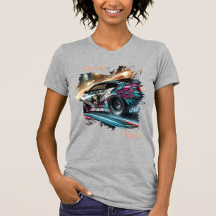 STREET EAGLE Damen Drift Tee — Neon